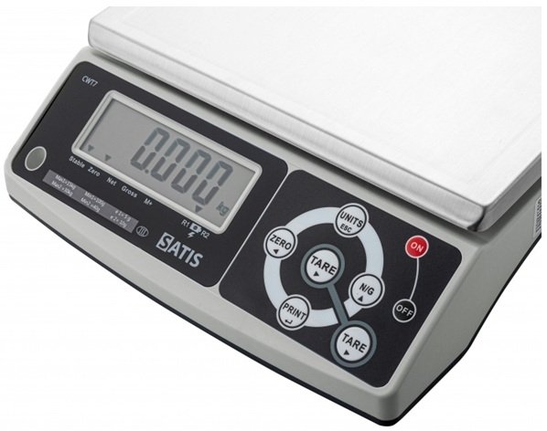 WAGA SKLEPOWA ELEKTRONICZNA MAGAZYNOWA 30kg 5g SATIS CWT71530kg 5903824905481