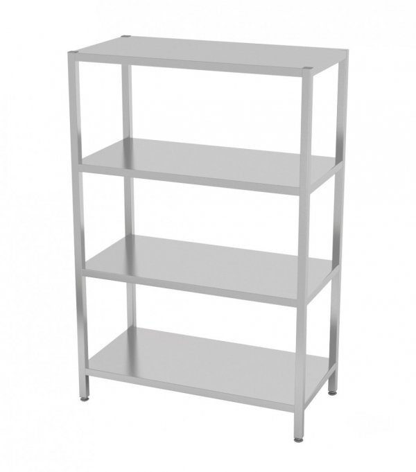 Regał magazynowy skręcany, 4 półki pełne 600 x 500 x 1800 mm POLGAST 334065SK 334065SK