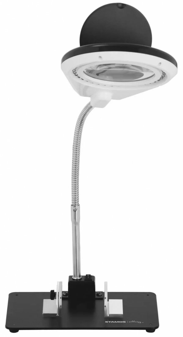 Stacja lutownicza - 75 W - 2 x kolba - zasilacz - 2 x LED STAMOS 10021027 S-LS-17