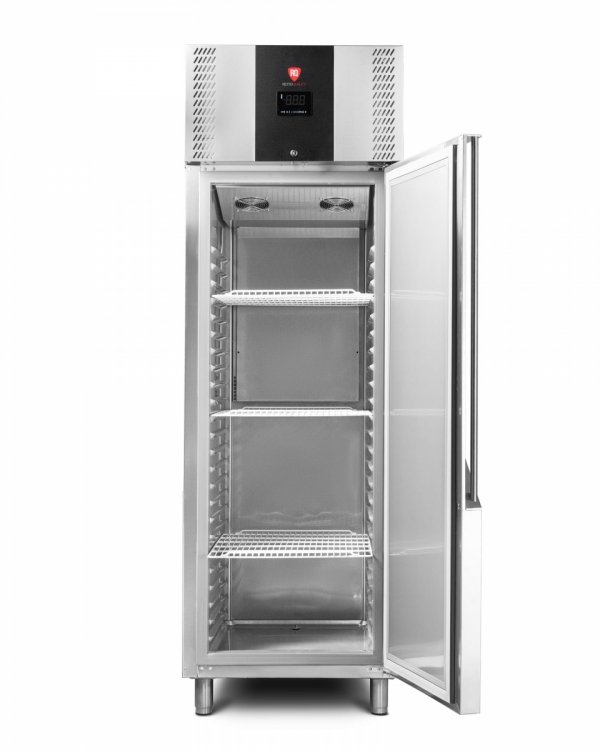 Szafa mroźnicza RQSALM 700 R  | GN 2/1 | stal nierdzewna | drzwi prawe | 700 l | Premium | 693x875x2119 mm
