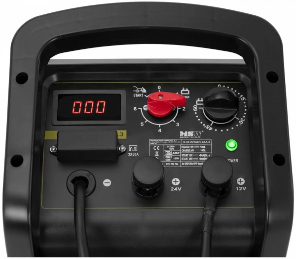 PROSTOWNIK 12/24V 100 A - kompaktowy MSW S-CHARGER-65A.3 10062366 4062859193698