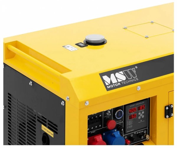  Agregat prądotwórczy Diesel - 7220 / 8500 W - 30 l - 240/400 V - mobilny - AVR - Euro 5 MSW 10062297 MSW-AVR 8500S MAX EURO5