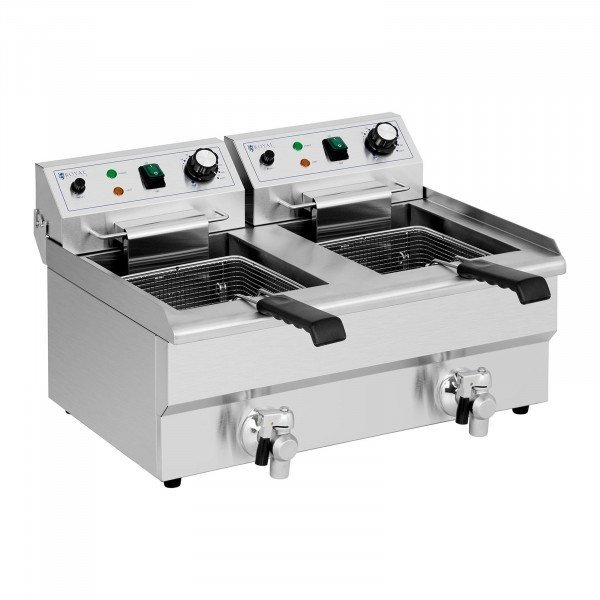 Frytownica - 2 x 11 l - Royal Catering - 230 V ROYAL CATERING 10012014 RCPSF 18ETH