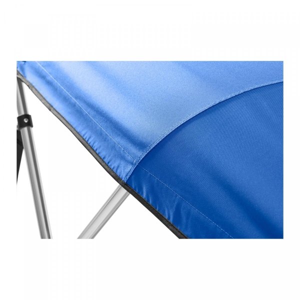 Daszek do łodzi - 4 pałąki - 236 x 194 x 146 cm - błękit kobaltowy MSW 10061644 MSW-MBT-06