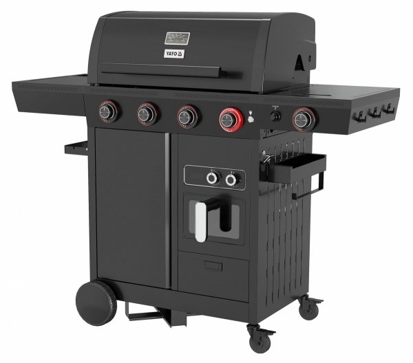 GRILL GAZOWY 4+1 Z FRYTK. BEZTŁ,16KW YATO YG-20036