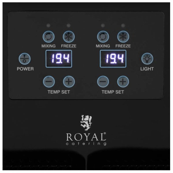  Granitor - 2 x 2 l - cyfrowy panel sterowniczy ROYAL CATERING 10012944 RCSL 2/3