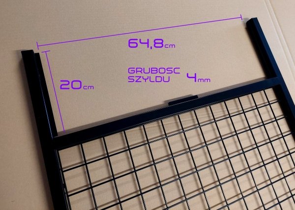 Stojak ekspozytor z 25 haczykami - CZARNY + komplet 4 kół