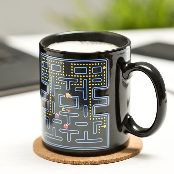 Kubek retro game arcade PAC-MAN - magiczny