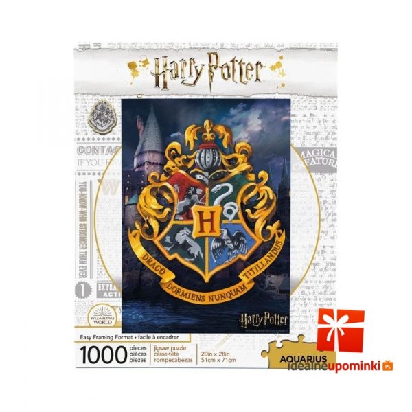 Harry Potter - Puzzle 1000 el. herb Hogwart 