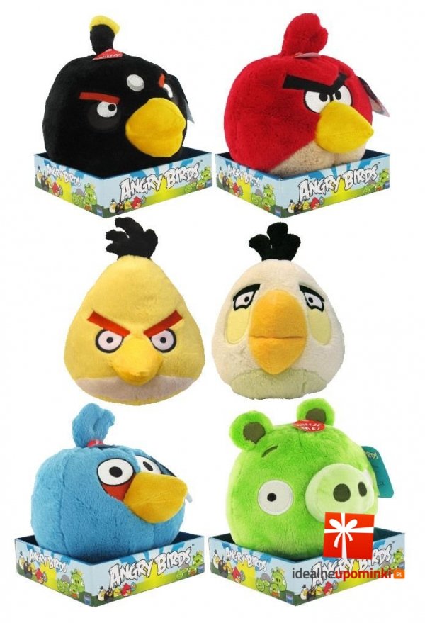 Pluszaki Angry Birds - 20 cm maskotka z dźwiękiem