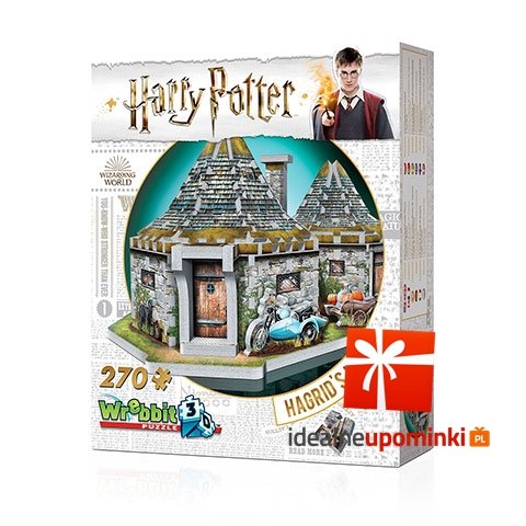 Harry Potter - Puzzle 3D Chatka Hagrida