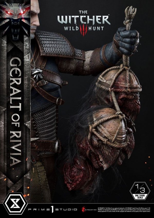 Wiedźmin - Figurka Geralt z Rivii 88 cm Statue 1/8