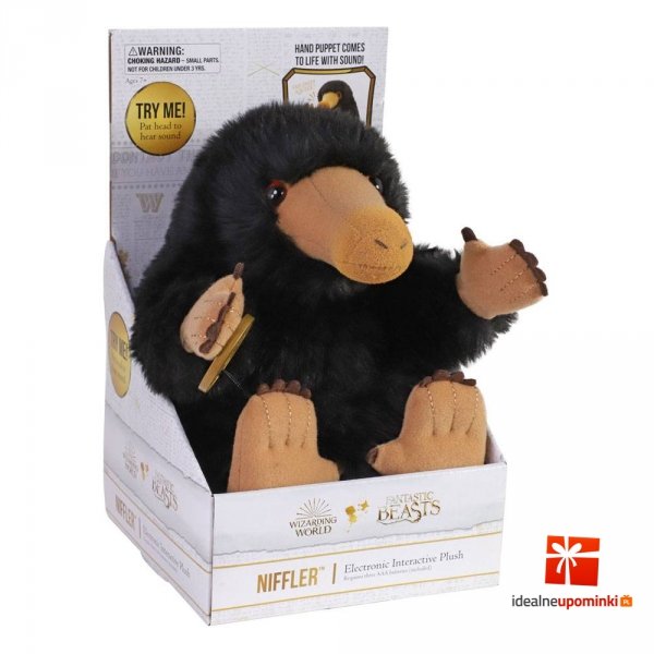 Fantastyczne zwierzęta - Maskotka interaktywna Niffler Niuchacz 23 cm