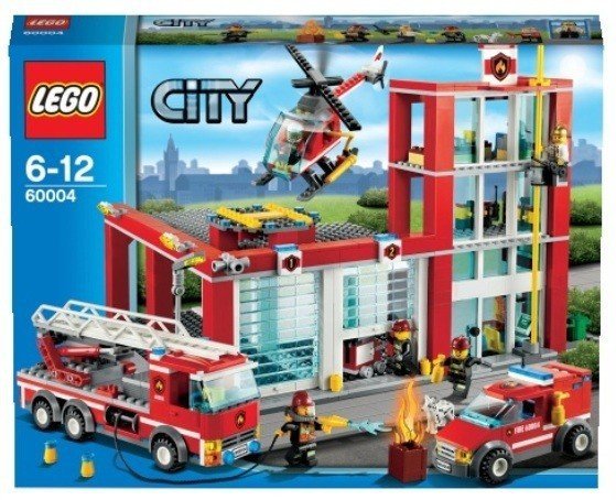 Lego City 60004 - Remiza Strażacka