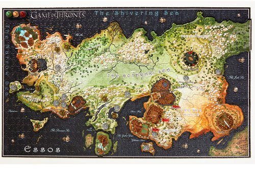Gra o Tron - Puzzle Essos 3D 1350 el. 
