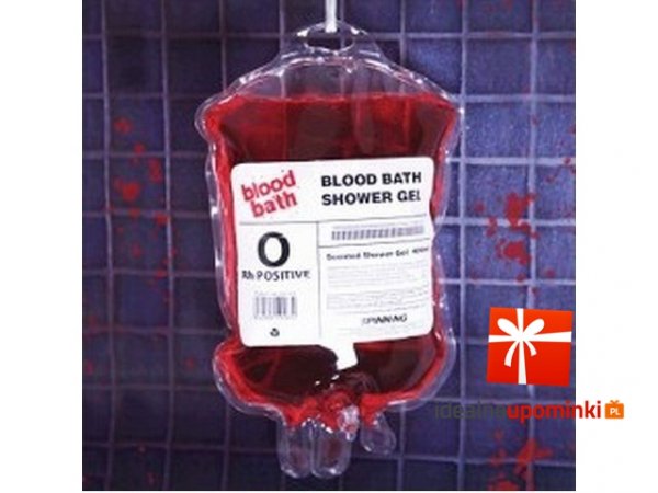 Krwawy żel pod prysznic - krew o zapachu wiśni