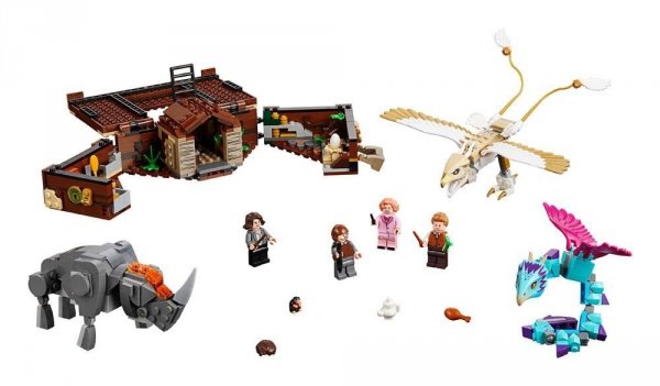 Fantastyczne zwierzęta - Lego 75952 Walizka Newta z magicznymi stworzeniami 