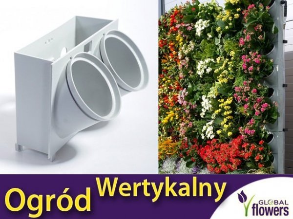 System ogrodów wertykalnych Pixel Garden moduł PG09 Komplet 40szt. (1m2)