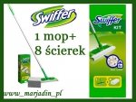 Swiffer Mop + Ściereczki Zestaw Startowy +8 ścierk