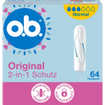 OB Original Normal 64 szt Tampony O.B. z Niemiec
