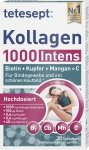 Tetesept Kolagen 1000 Intens Biotyna Miedź Mangan Wit C 30 szt Niemcy