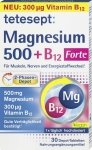 Tetesept Magnez 500 B12 Forte Wzmacniające Organizm 30 sztuk Niemcy
