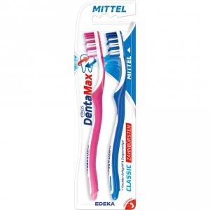 DentaMax Szczoteczka do Zębów Codzienne Czyszczenie Średnio Twarda 2 szt