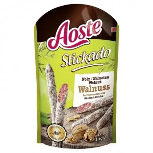 Aoste Pałeczki Salami Z Orzechami Włoskimi 6-7szt 70g