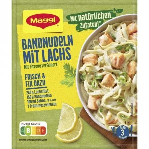 Maggi Tagliatelle z Łososiem Rafinowany z Cytryną 40g 3 Porcje