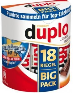 Ferrero Duplo Batoniki Big Pack 18szt Niemcy