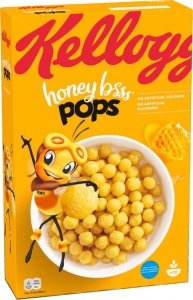 Kellogg's Honey Pops Miodowe Kulki Płatki 375g