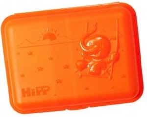 Hipp Pojemnik Pudełko Box Spacer Śniadanie Pomarańcz NEW