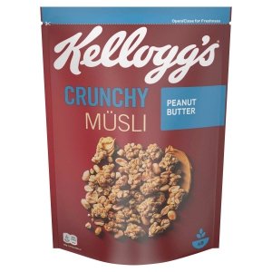 Kellogg's Crunchy Musli Peanut Butter Płatki 400g