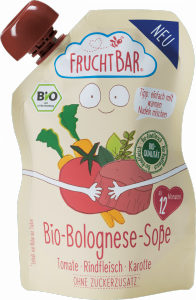 FruchtBar Sos Bolognese Wołowina 20% Makaronu Kasz 190g