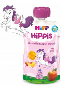 Hipp Hippis 100% Owoców Mirabelki Jabłko Brzoskwinie 100g