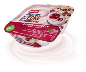 Muller Jogurt Wiśniowy Mix Ciasteczek Chrupiących Oponek 150g