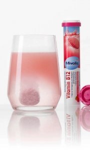 Mivolis Tabletki Musujące Witamina B12 82g Malina Truskawki Niemiec