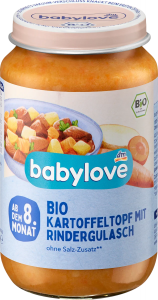 Babylove Bio Gulasz Wołowina 8m 220g Niemcy