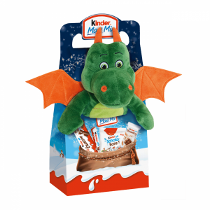 Kinder Maxi Mix Słodyczy z Pluszakiem Smok 133g Niemcy