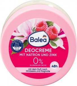 Balea Malinowy Dezodorant w Kremie Cynk Soda Magnolia 50ml z Niemiec