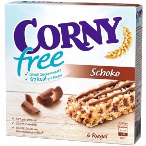 Corny Batony Zbożowe Czekoladowe B/Cukru Dieta 