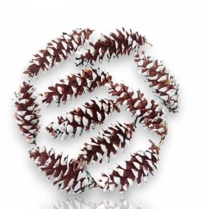 Szyszki Wejmutki Bielone Naturalne Dekoracja Bombki Sople Choinkę 7-14cm 10