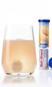 Mivolis Tabletki Musujące Multimineralne 82g Pomarańcza Marakuja Niemiec