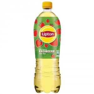Lipton Ice Tea Erdbeere Herbata Mrożona Truskawki obniżony Cukier 1,25l z Niemiec
