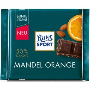 Ritter Sport Mandel Orange Ciemna Czekolada 50% 100g