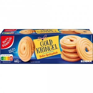 GG Gold Kringel Kruche Maślane Ciasteczka 400g