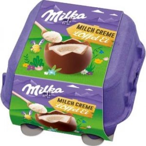 Milka Jajka Wytłoczce Krem Mleczny 4x34g