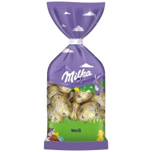 Milka Wielkanocne Mini Kulki Biała Czekolada 100g
