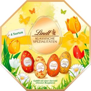 Lindt Czekoladowe Jajeczka Mix 4 smaki 144g