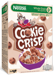Nestle Cookie Crisp Krem Czekoladowy Płatki Mleka 375g